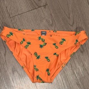 Aerie Orange Pineapple Bikini Bottom